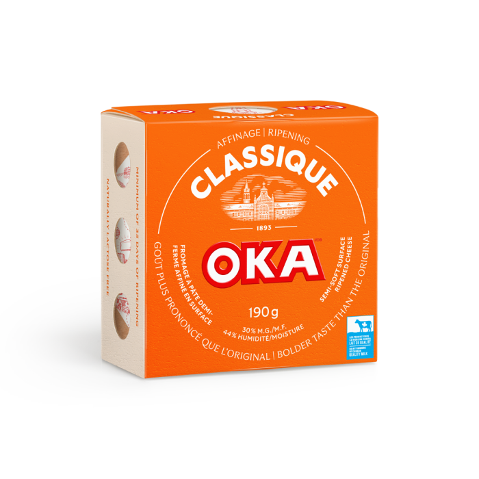 Fromage OKA Classique emballage meule 190 grammes